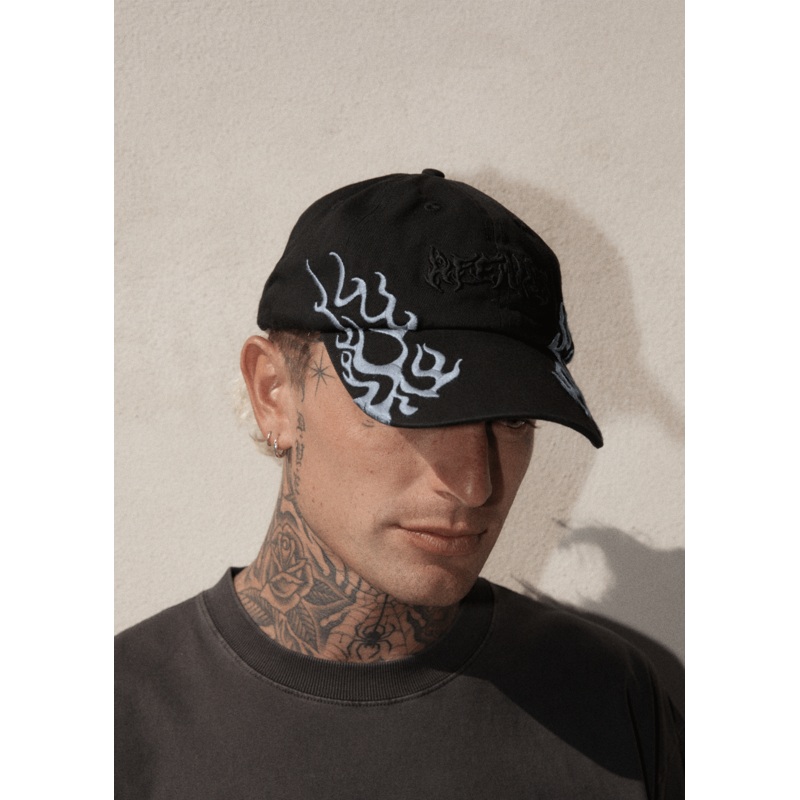 AFENDS Mens Scorched – Six Panel Cap – Black
