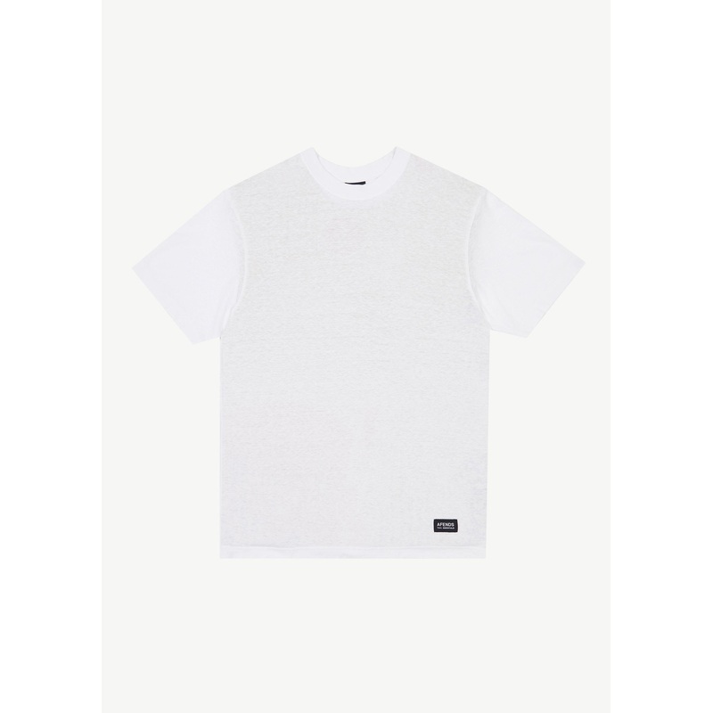 AFENDS Mens Classic – Retro Tee – White