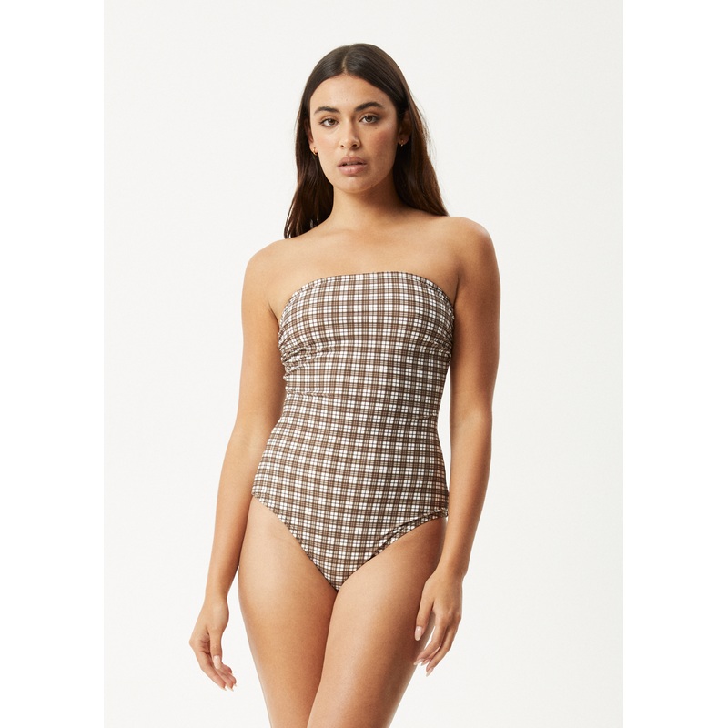 AFENDS Womens Base – One Piece – Coffee Check