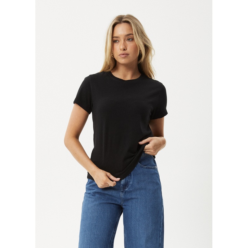 AFENDS Womens Eden – Regular Tee – Black