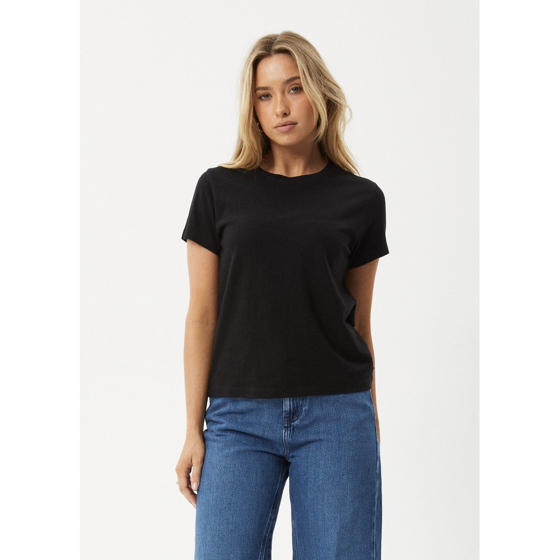 AFENDS Womens Eden – Regular Tee – Black