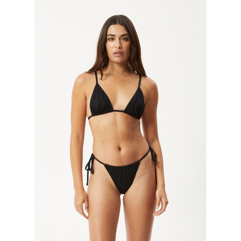 AFENDS Womens Isla – Bikini Top – Black
