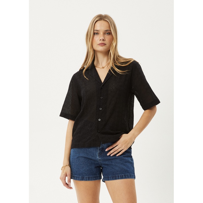 AFENDS Womens Marlow – Shirt – Black