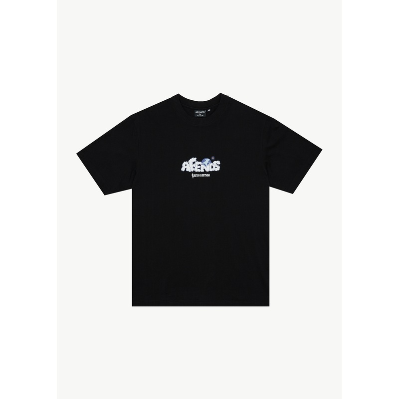 AFENDS Mens Chem Trails – Retro Tee – Black