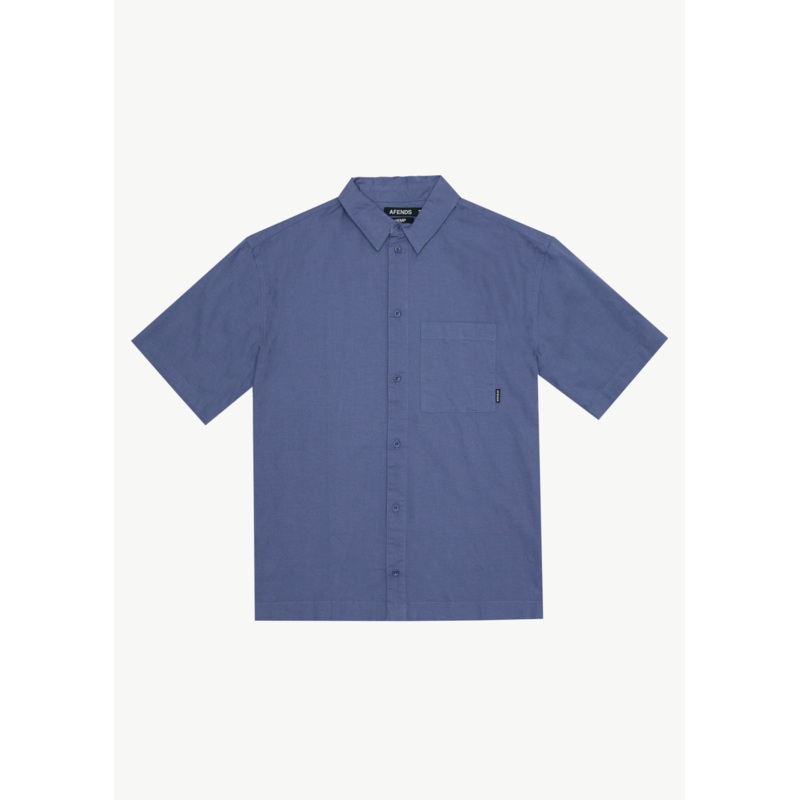 AFENDS Mens Everyday – Short Sleeve Shirt – Marlin