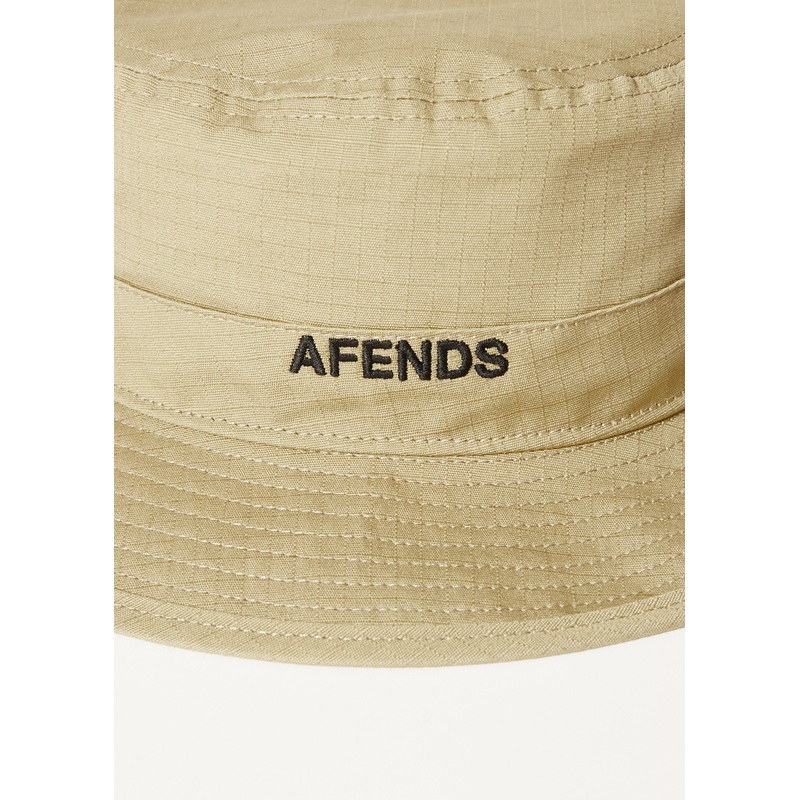 AFENDS Mens Rip It Up – Bucket Hat – Boa