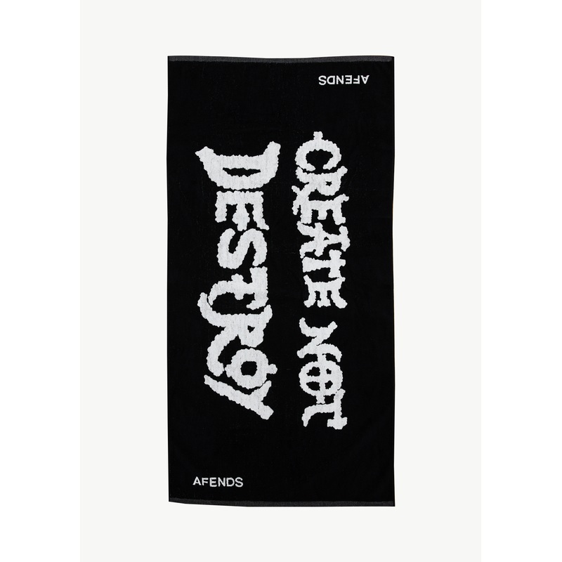 AFENDS Womens Afends – Beach Towel – Black