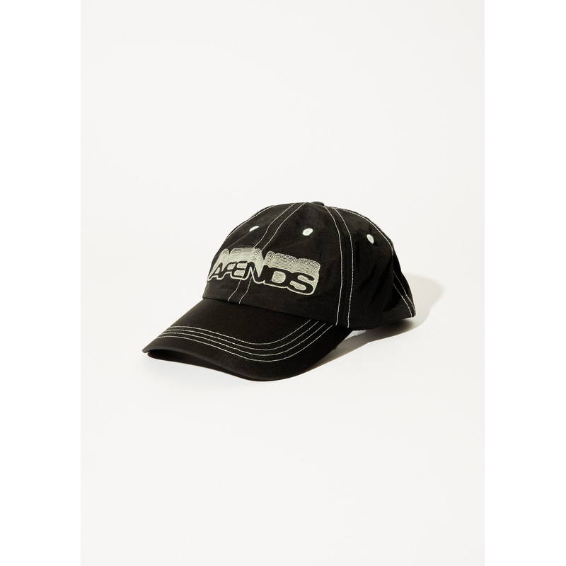 AFENDS Mens Repeater – Six Panel Cap – Black