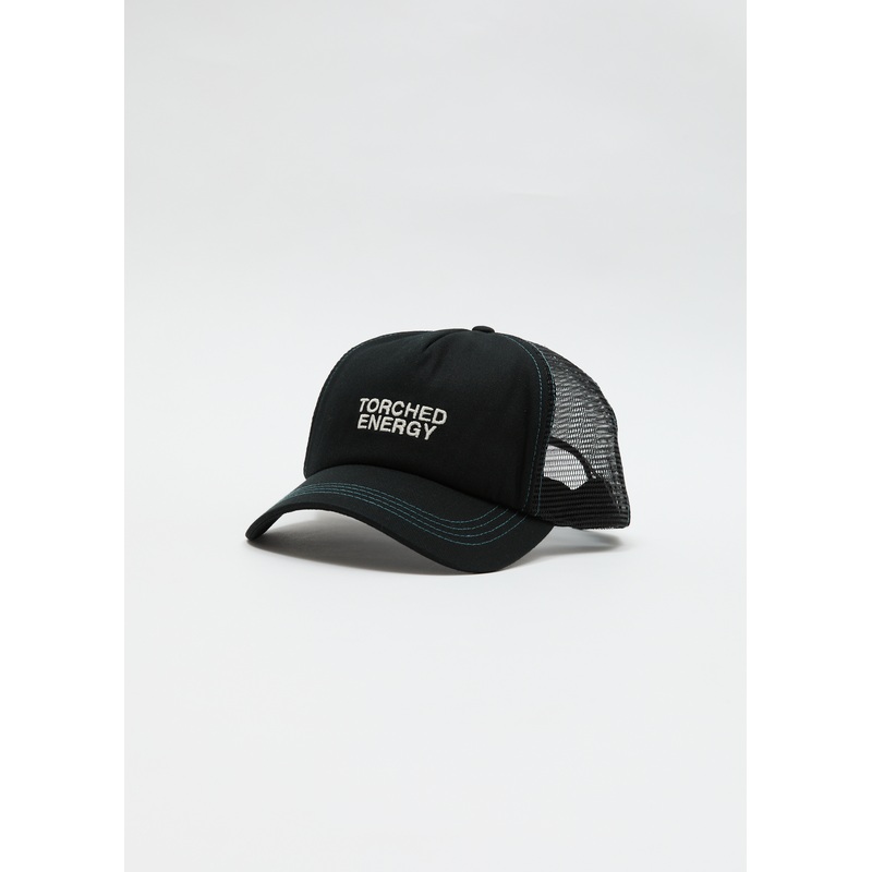 AFENDS Mens Torched Energy – Trucker Cap – Black