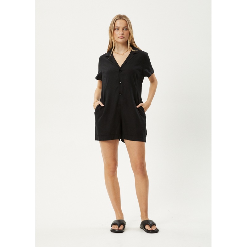 AFENDS Womens Kokomo – Playsuit – Black