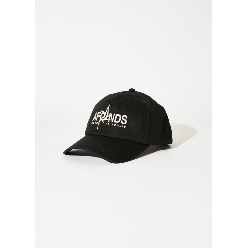 AFENDS Mens Antic – Five Panel Cap – Black