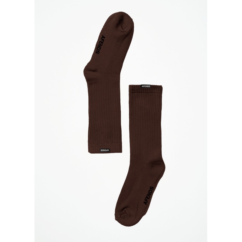 AFENDS Mens Everyday – Socks One Pack – Coffee