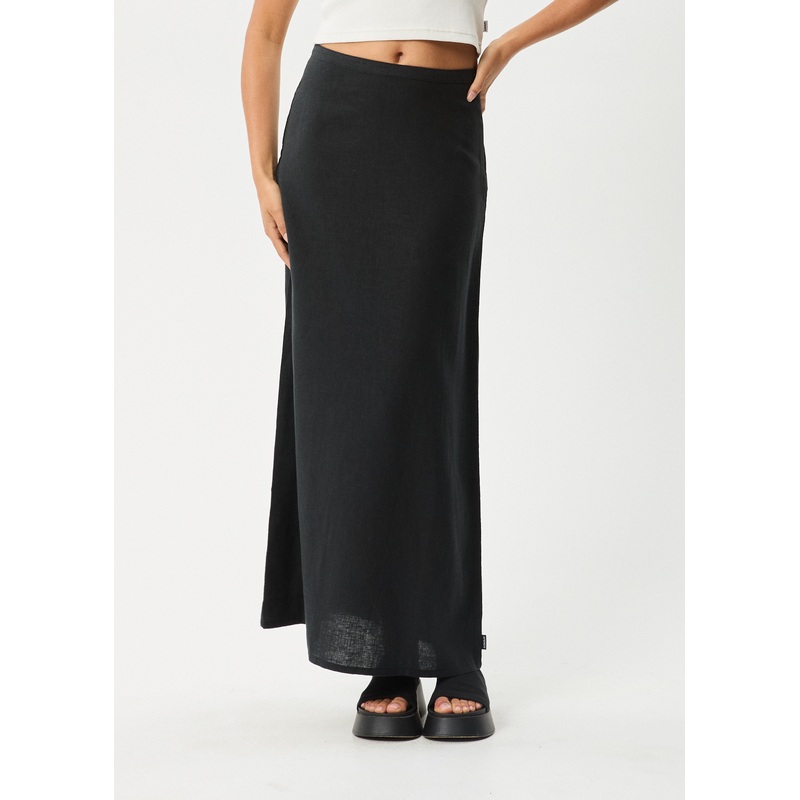 AFENDS Womens Lilo – Maxi Skirt – Black