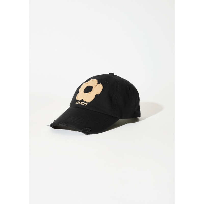 AFENDS Womens Bloom – Panelled Cap – Black / Tan