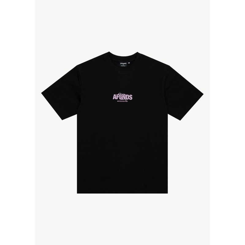 AFENDS Mens Tread – Retro Tee – Black