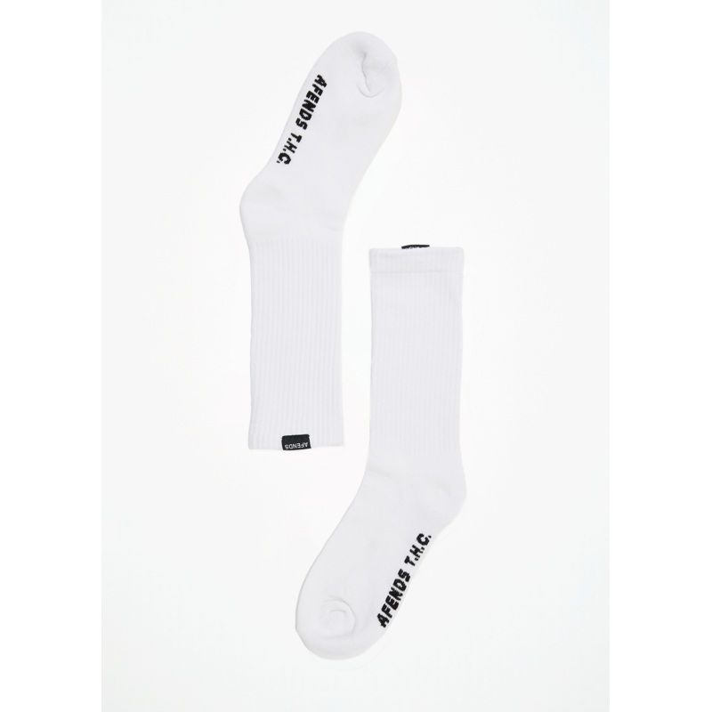 AFENDS Mens Everyday – Socks One Pack – White