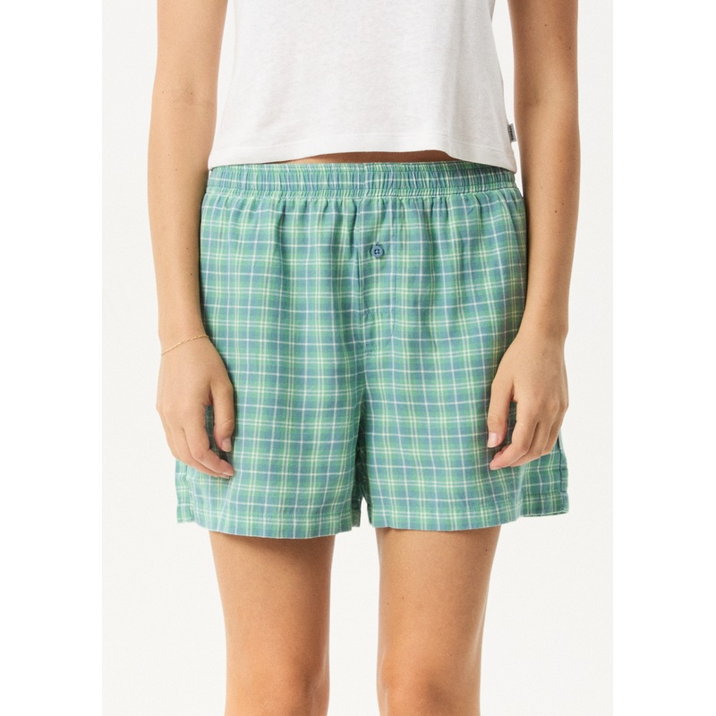 AFENDS Womens Creator – Boxer Short – Pine