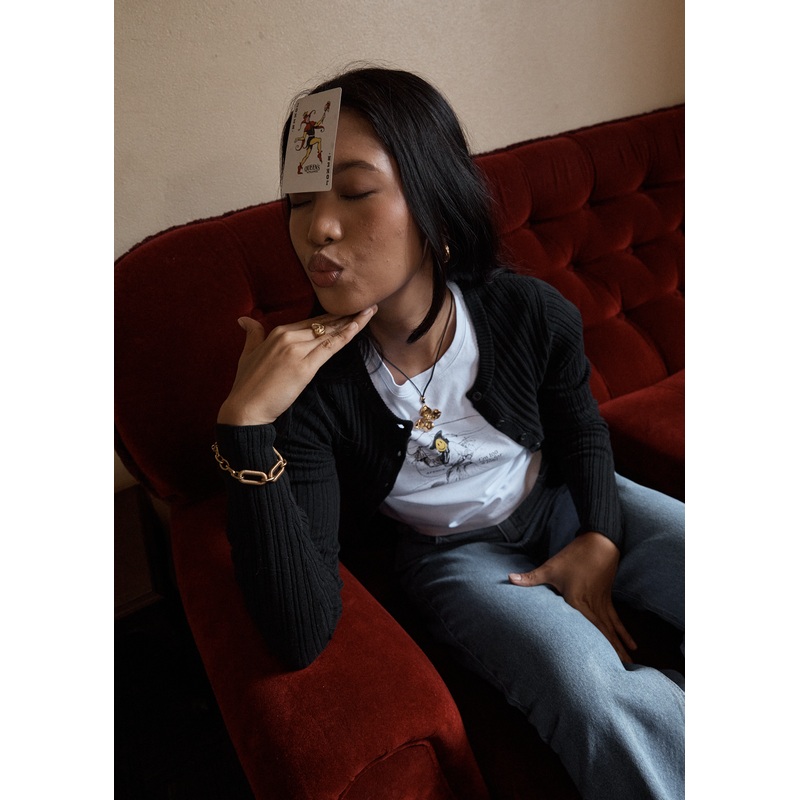 AFENDS Womens Day Job –  Baby Tee – White