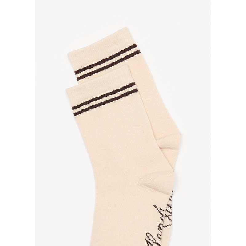 AFENDS Womens Hartley – Socks Two Pack – Coffee