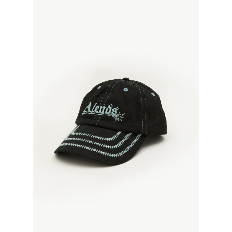 AFENDS Mens Mace – Six Panel Cap – Black
