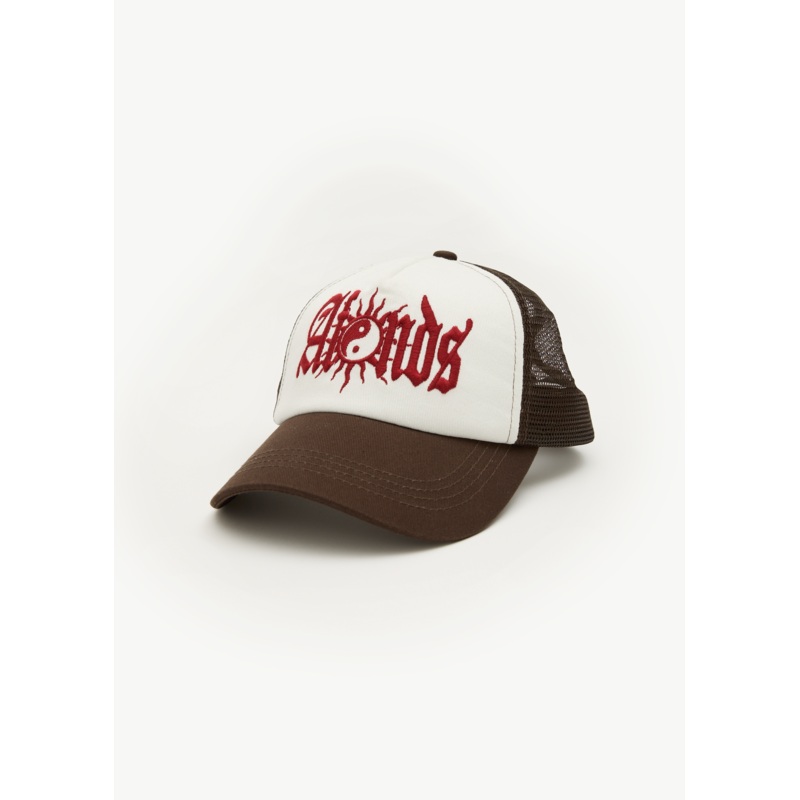 AFENDS Mens Sun Bite – Trucker Cap – Coffee