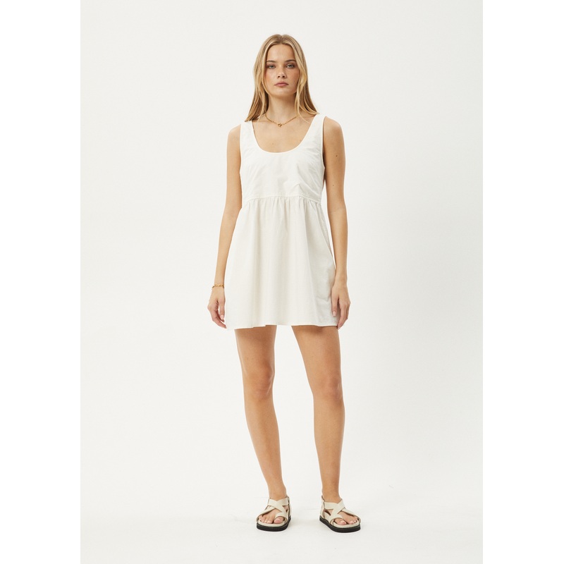 AFENDS Womens Jesse – Mini Dress – White