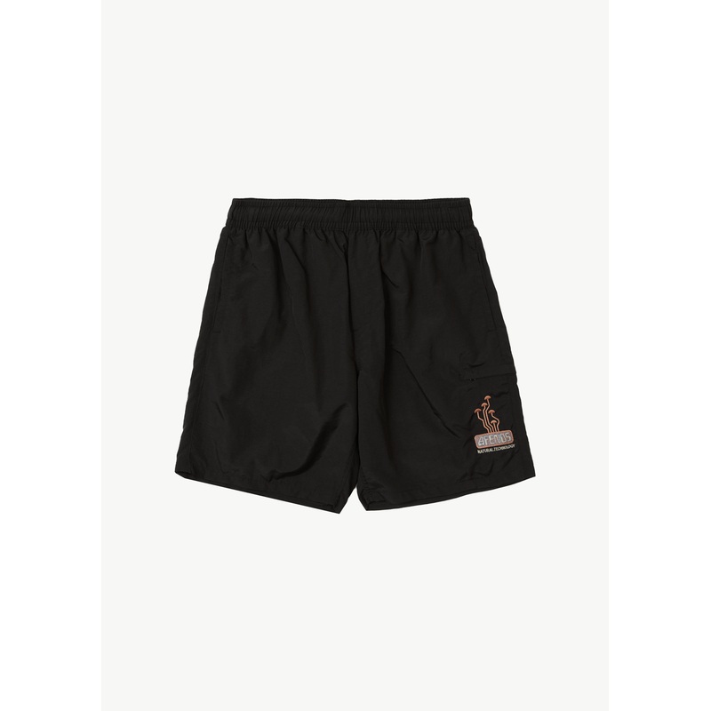 AFENDS Mens Fruiting – Baywatch Swim Short 18 – Black