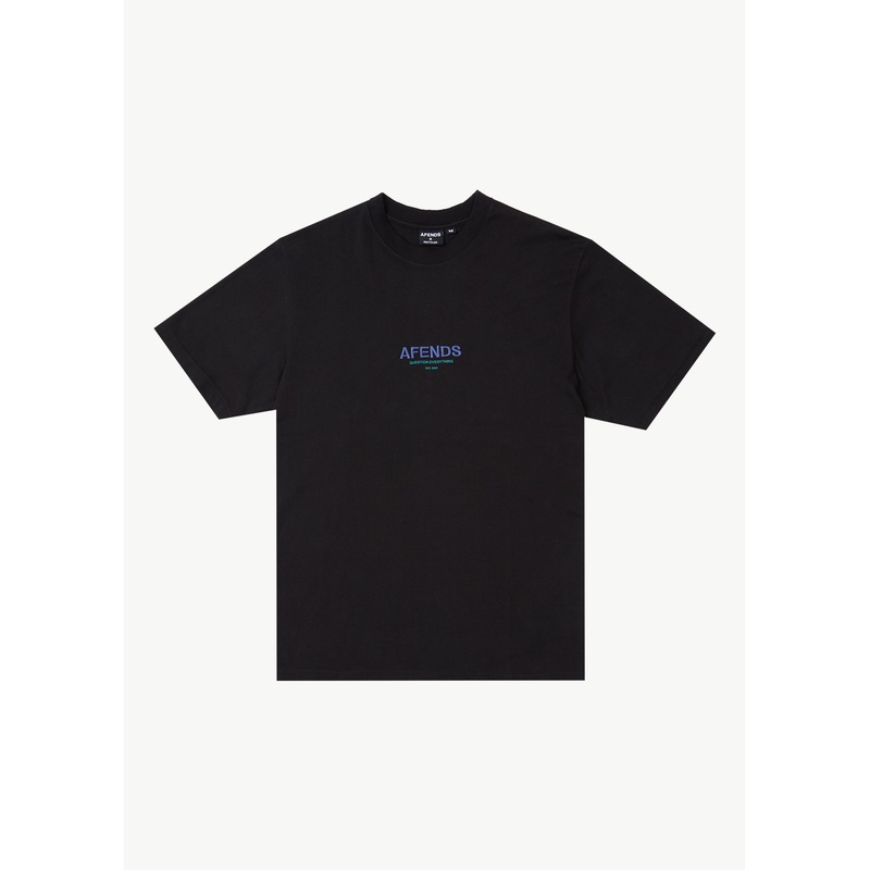 AFENDS Mens Vinyl – Retro Tee – Black