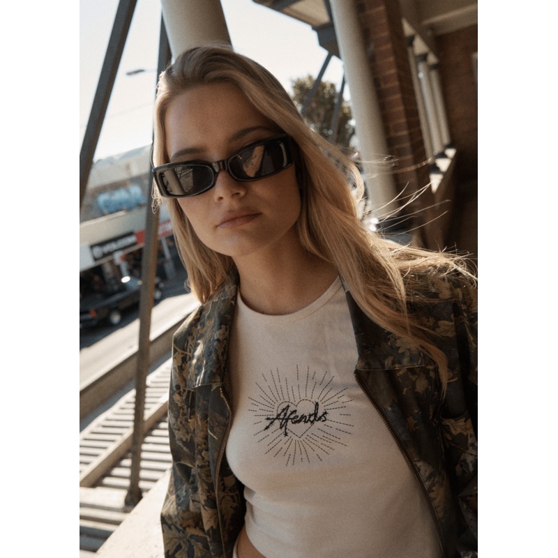 AFENDS Womens Pulse – Tank Top – Moonbeam