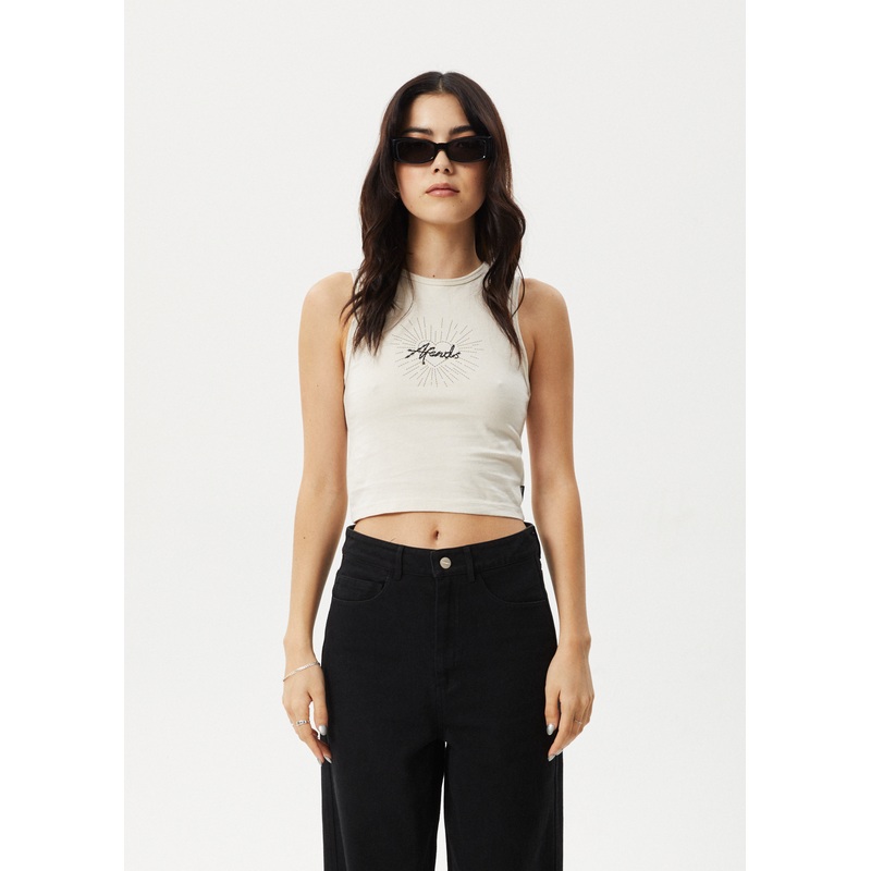 AFENDS Womens Pulse – Tank Top – Moonbeam