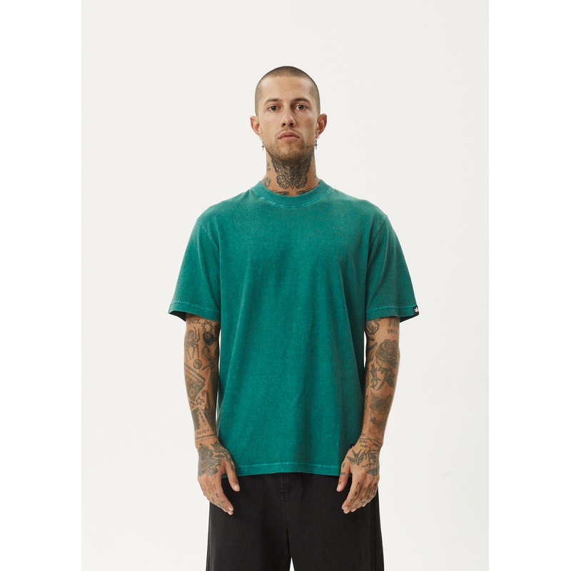AFENDS Mens Classic – Retro Tee – Washed Pine