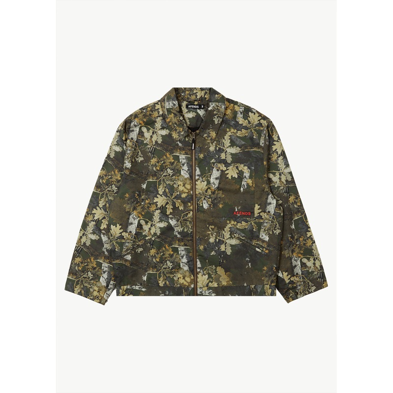 AFENDS Mens Oracle Find Me – Workwear Jacket – Find Me