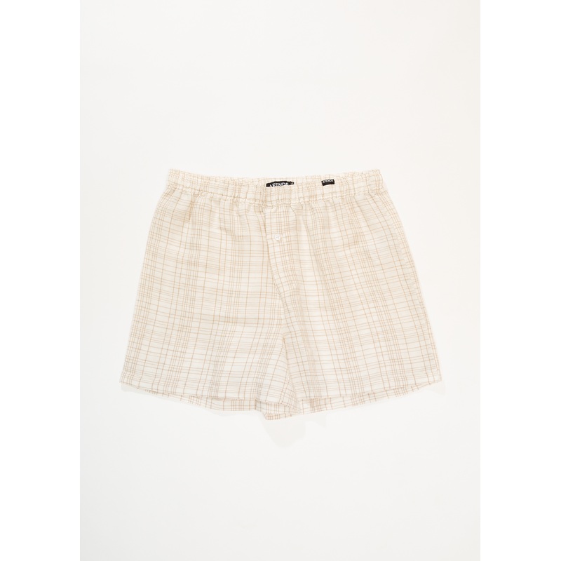 AFENDS Womens Criss Cross – Boxer Short – Taupe