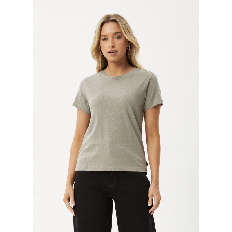 AFENDS Womens Eden – Regular Tee – Olive