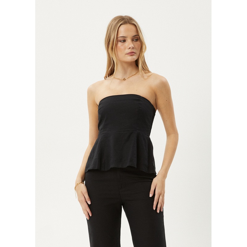 AFENDS Womens Lilo – Strapless Top – Black