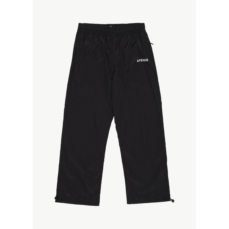 AFENDS Mens Floodlights – Spray Pant – Black