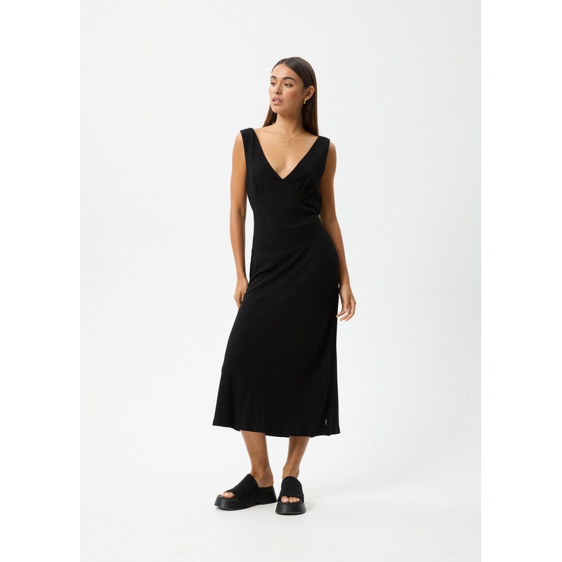 AFENDS Womens Amaya – Maxi Dress – Black