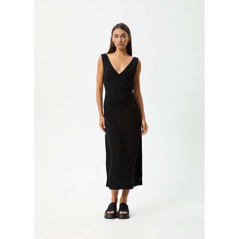 AFENDS Womens Amaya – Maxi Dress – Black