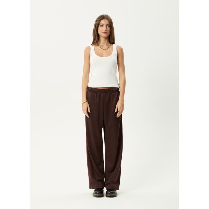 AFENDS Womens Avenue – Track Pant – Coffee
