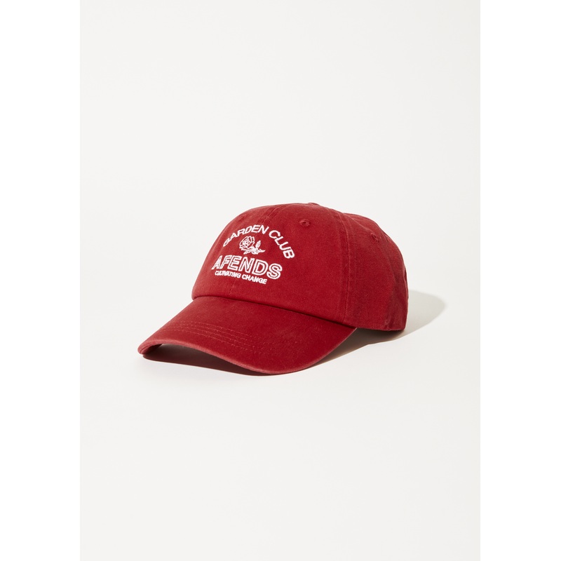 AFENDS Womens Cultivate – Panelled Cap – Ketchup