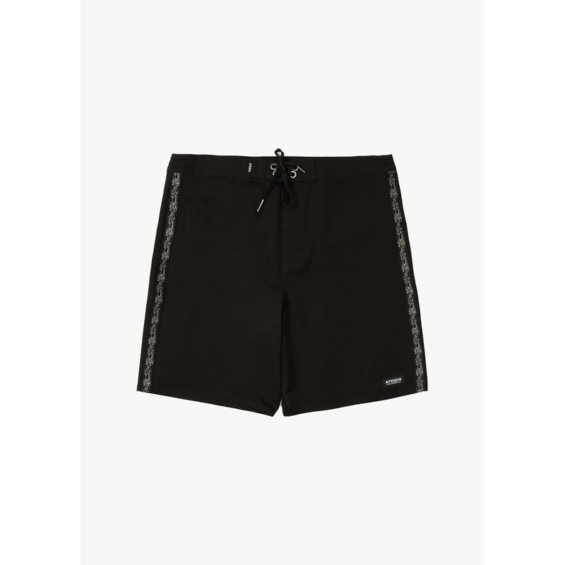 AFENDS Mens Bound – Surf Related Boardshort 20 – Black