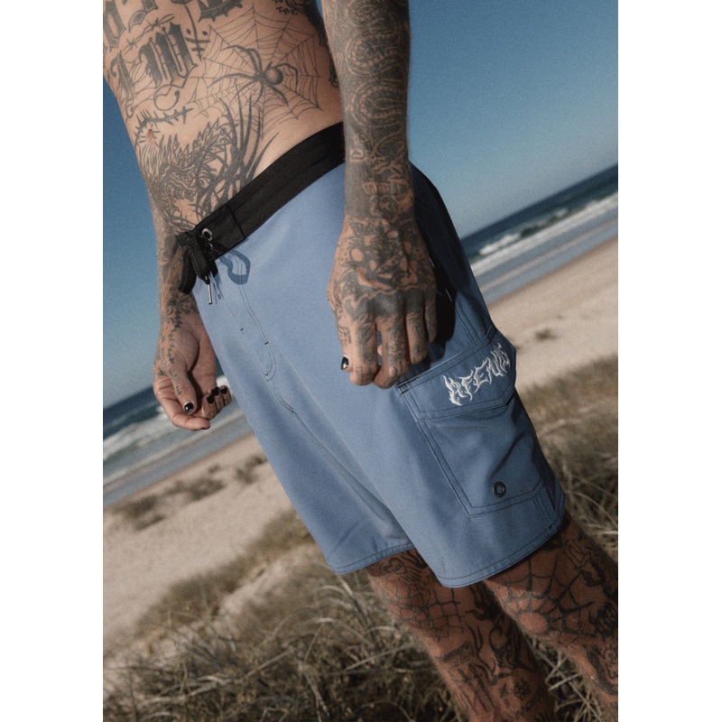 AFENDS Mens Scorched – Surf Related Boardshort 18 – Marlin