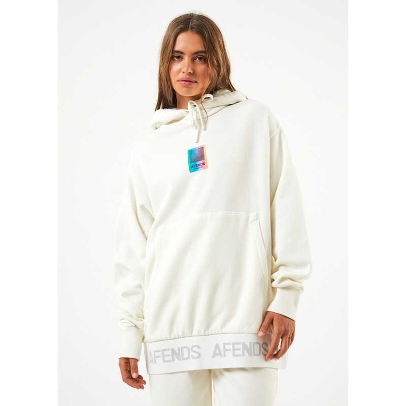 AFENDS Unisex Studio – Unisex Oversized Hoodie – Off White