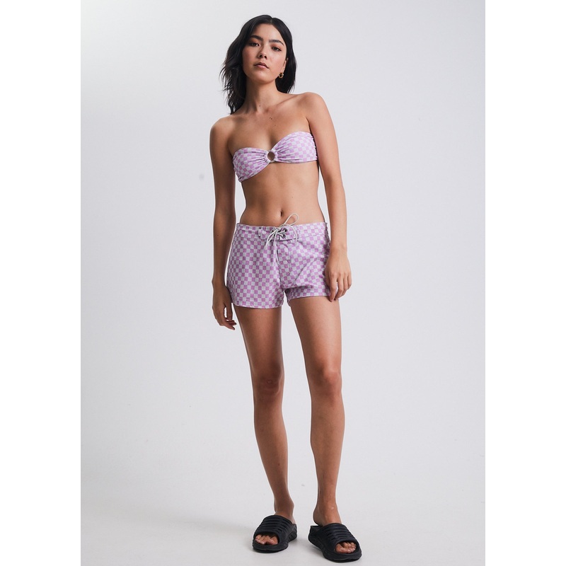 AFENDS Womens Carlo –  Boardshort – Candy Check