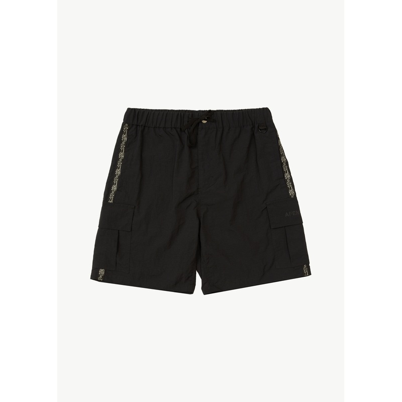 AFENDS Mens Bound – Cargo Short 20 – Black
