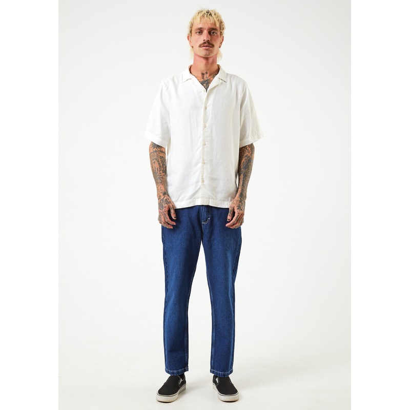 AFENDS Mens Ninety Twos – Denim Relaxed Jean – Original Rinse