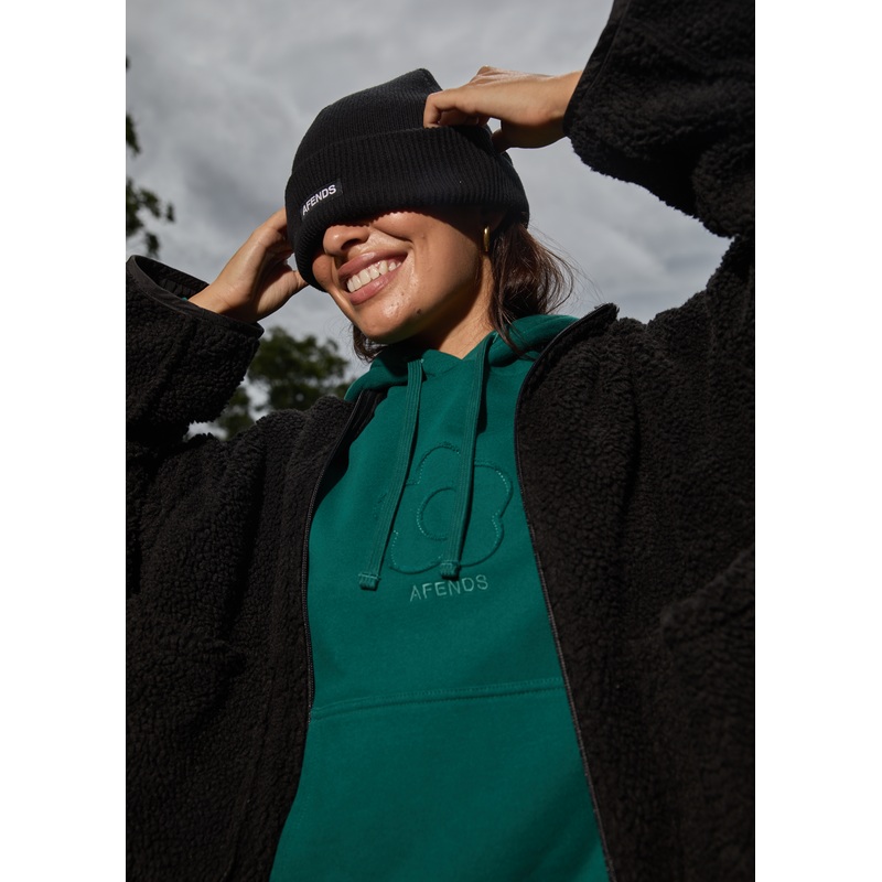 AFENDS Womens Blossom – Hoodie – Pine