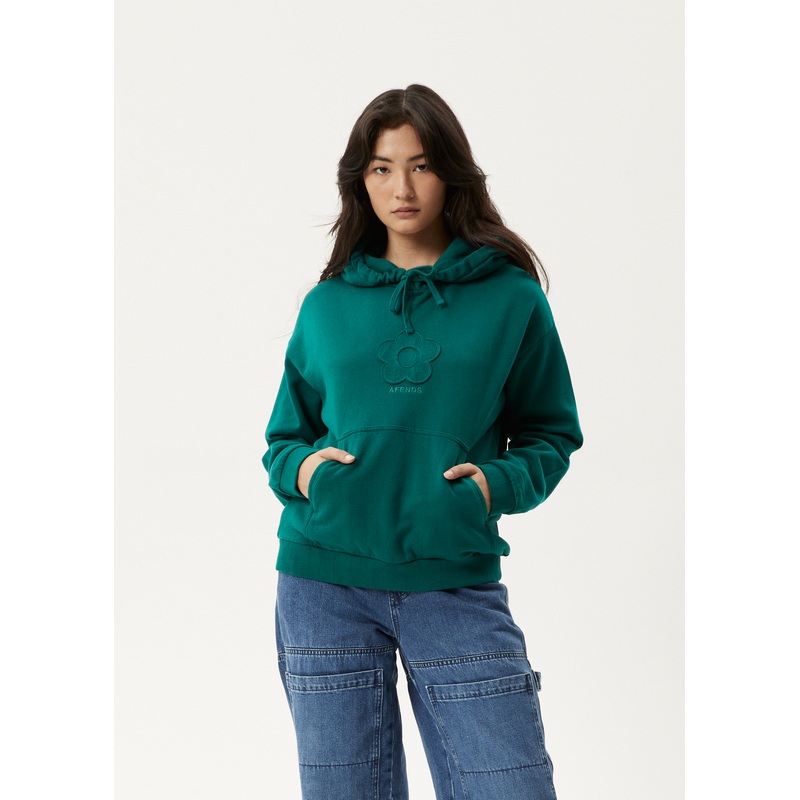 AFENDS Womens Blossom – Hoodie – Pine