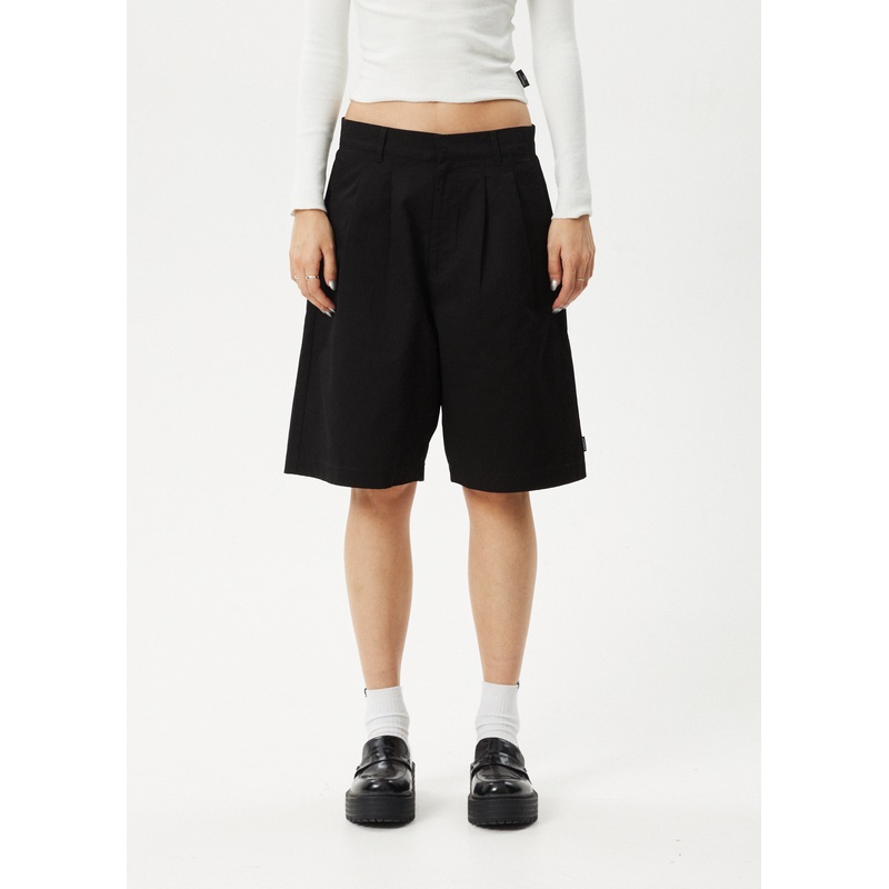 AFENDS Womens Brakes – Pleat Short – Black