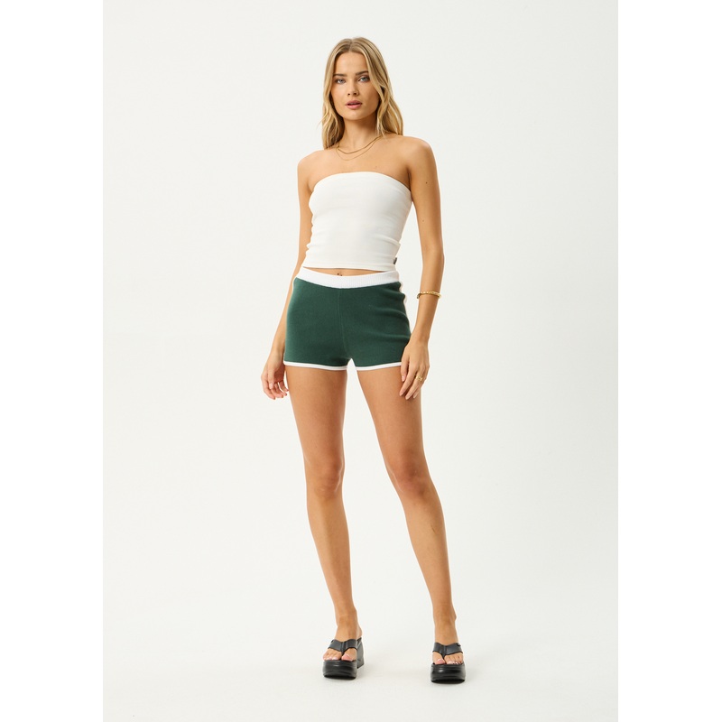 AFENDS Womens Explore – Knit Short – Hunter Green